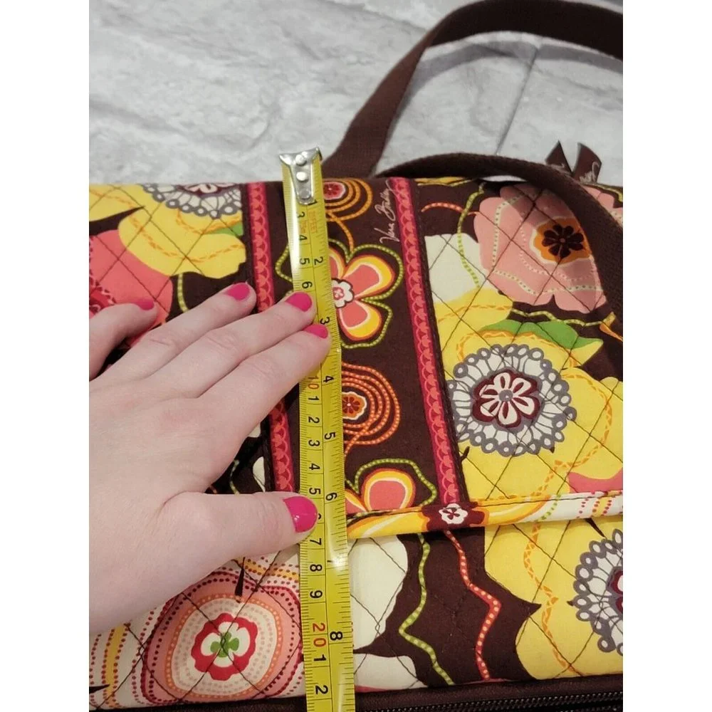 Vera Bradley Buttercup Hard Shell Tablet Case 1/2010 Retired Brown Laptop Floral